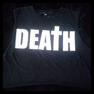 Nikki Lipstick Death Crop Top
